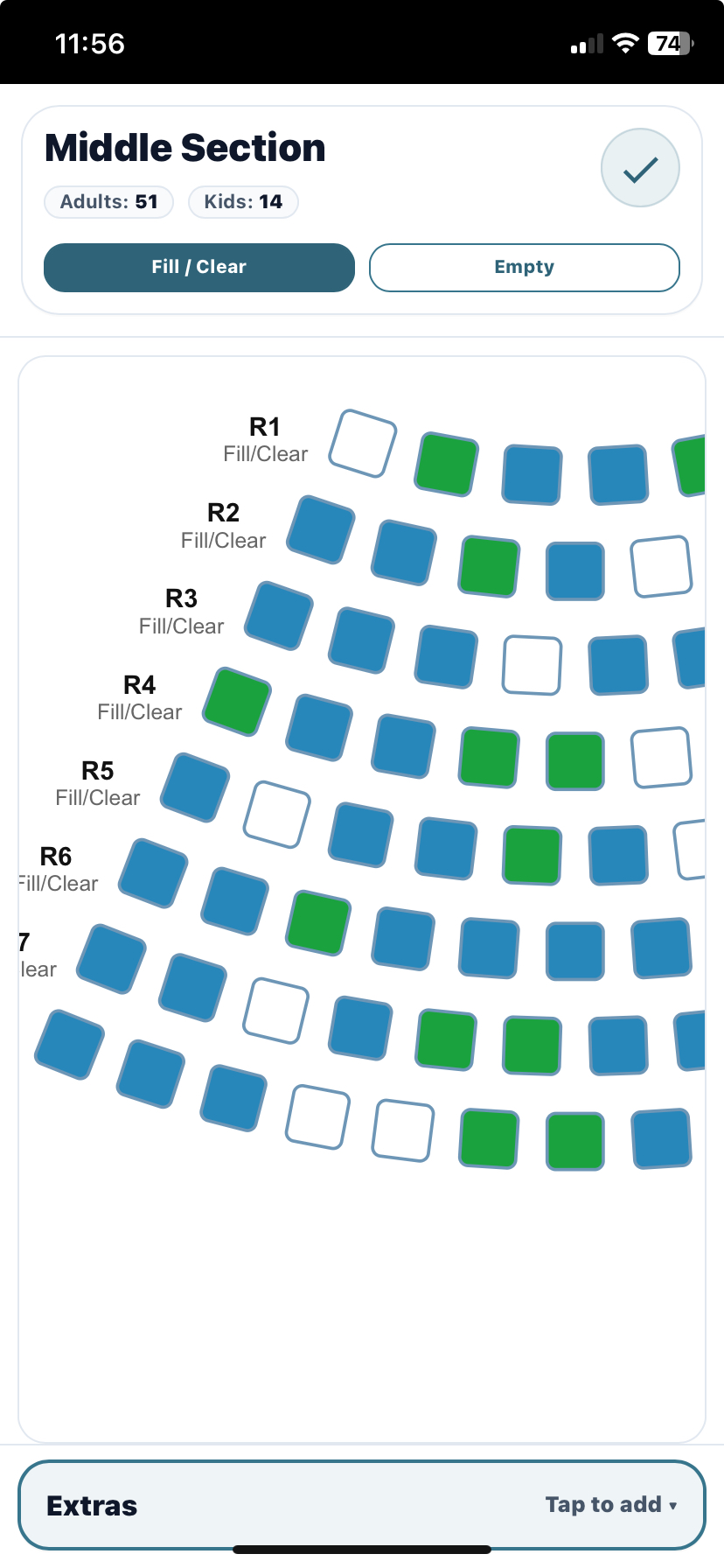 CountTrue mobile layout example